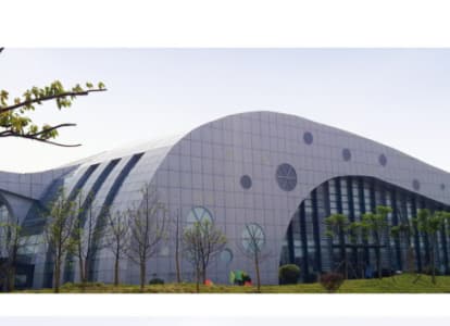 红桥会议中心外景网架工程